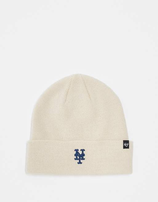 Gorro color crema de los NY Mets de 47 Brand