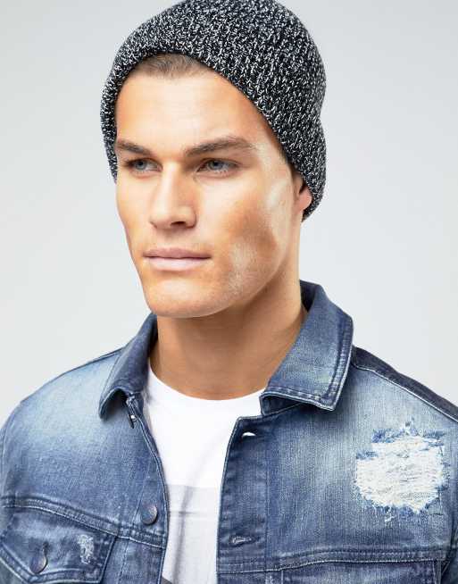 Gorro de pescador de mezcla en negro de ASOS