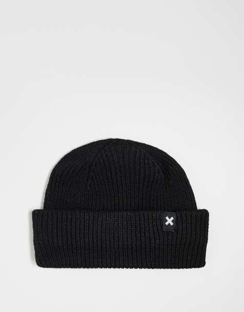 Gorro de pescador negro con logo de COLLUSION - view 1