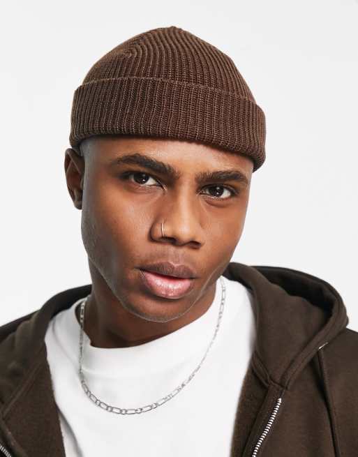 Gorro marrón de estilo pescador Stan exclusivo en ASOS de Weekday