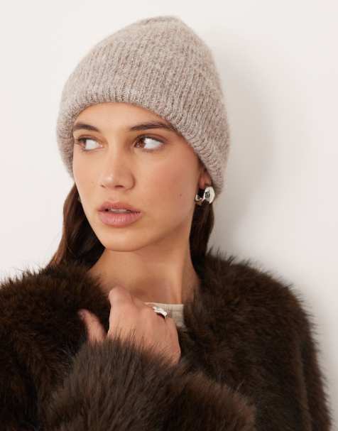 Gorro marrón grisáceo de Mango - view 1