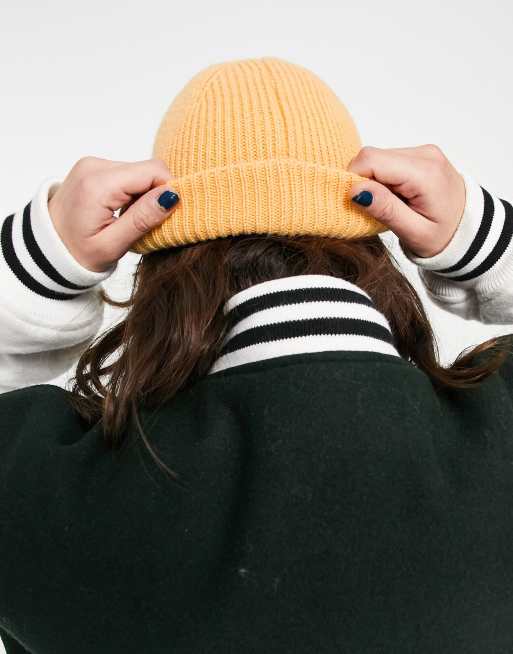 Gorro naranja de estilo pescador con logo a tono de Reclaimed Vintage, 4 de 4