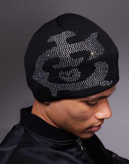 Gorro negro con cristales de ICECREAM, 2 de 3