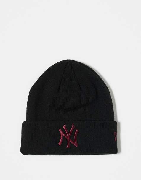 Gorro negro con dobladillo y diseño de los NY Yankees de acrílico de New Era - view 1