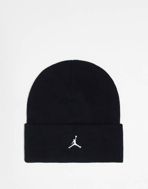 Gorro negro con logo de Jordan