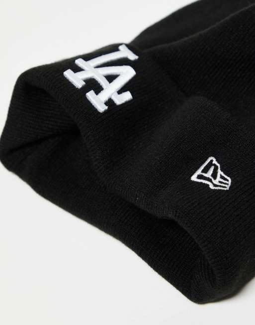 Gorro negro con vuelta y detalle de los LA Dodgers de New Era, 2 de 4