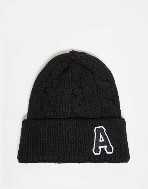 Gorro negro de punto de ochos de AAPE BY A BATHING APE® - view 1