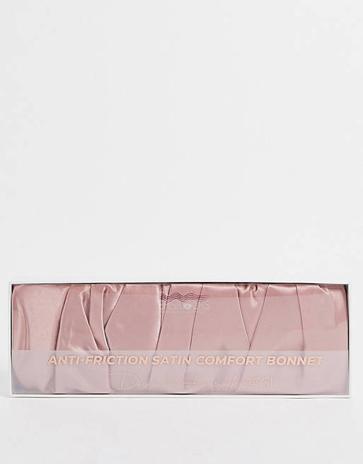 Mujer Accesorios para el pelo | Gorro para dormir rosa de satén Comfort de Easilocks - SI86913