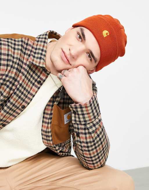 Gorro rojo Chase de Carhartt WIP