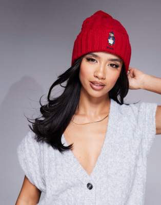 Gorro De Invierno Para Mujer Con Pompón De Pelo Real - Punto Cálido, Elástico, Ideal Como Regalo De Navidad