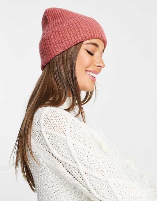 Gorro rosa de punto de Boardmans