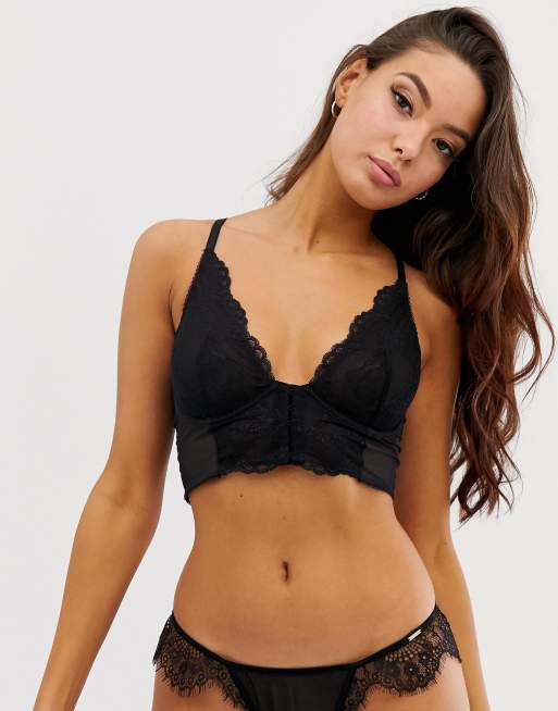 Superboost Lace Bra by Gossard, Black, Plunge Bra