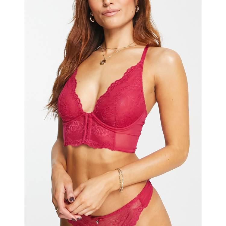 Gossard Superboost lace non padded front fastening plunge bra in