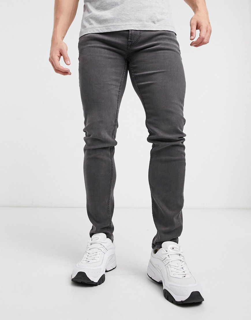 Grå jeans med skinny pasform fra Only & Sons