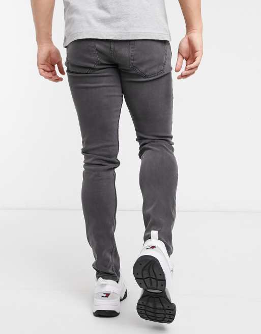 Grå jeans med skinny pasform fra Only & Sons, 2 af 4