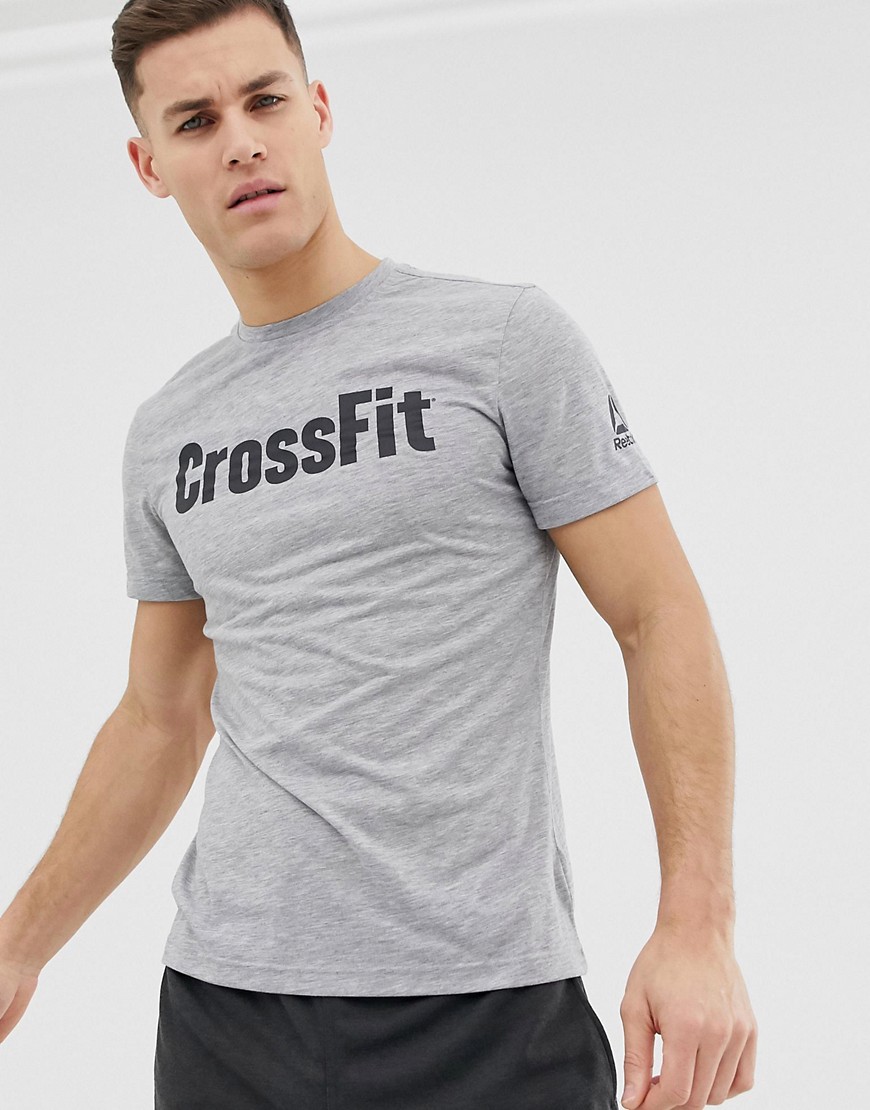 Grå T-shirt Crossfit Speedwick fra Reebok