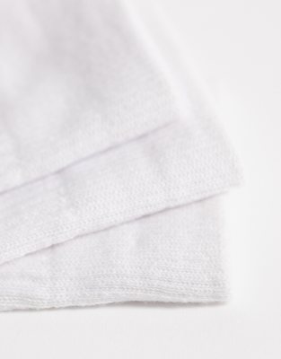 Gramicci 3 Pack Basic Crew Socks In White