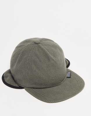 Gramicci adjustable ear flap cap in gray