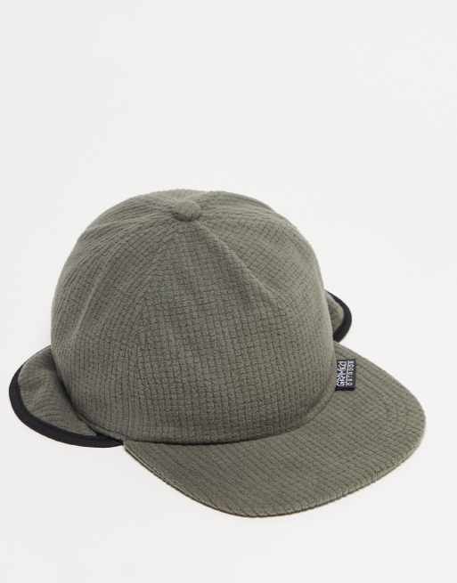 Gramicci adjustable ear flap cap in grey | ASOS