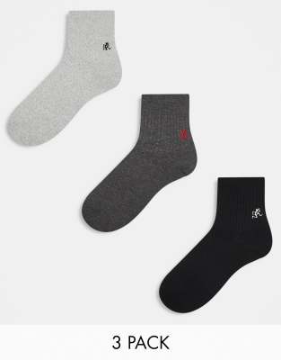 basic crew socks in multi