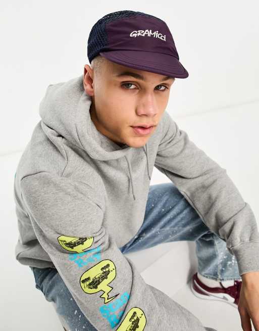 Gramicci beach cap in purple, 4 of 4