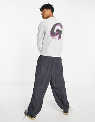 Gramicci big G backprint sweat in gray