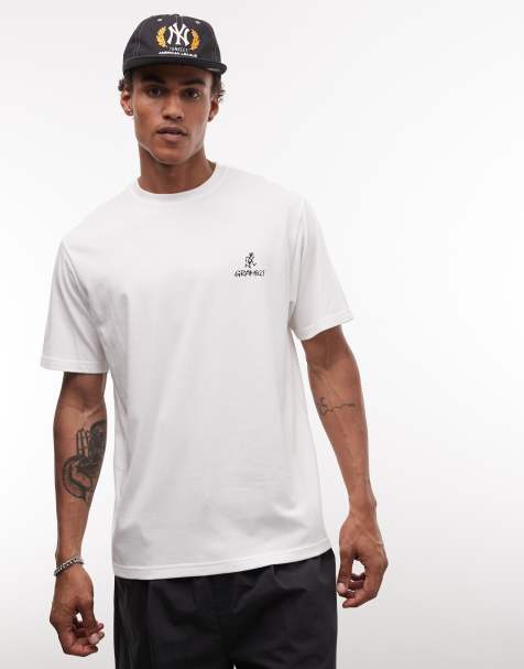 Gramicci - camiseta con estampado gráfico en blanco - view 1