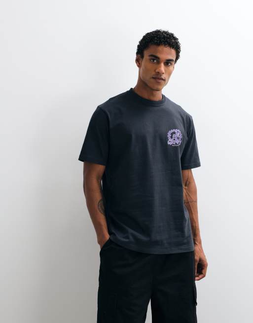 Gramicci - camiseta de manga corta con gráfico trasero en negro, 3 de 5