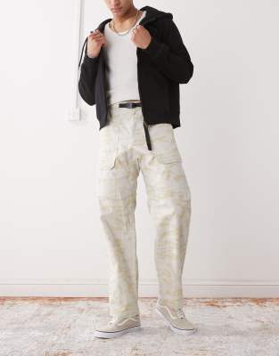 Gramicci Canvas Camo Pants In Neutral