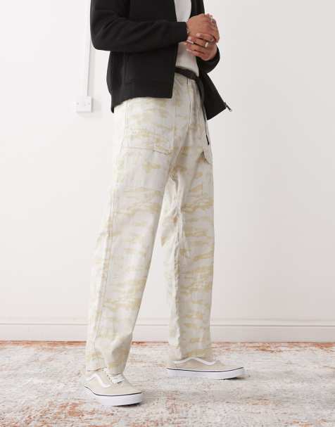 Gramicci – Canvas-Hose in Beige mit Military-Muster - view 1