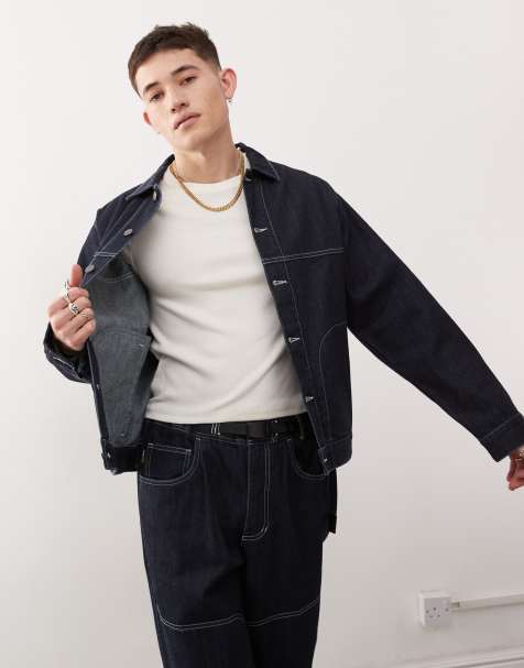 Gramicci co-ord meadows ranch jacket in raw rinse - view 1