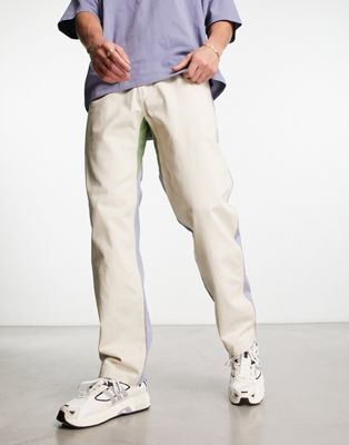 Gramicci colour block g trousers in multi
