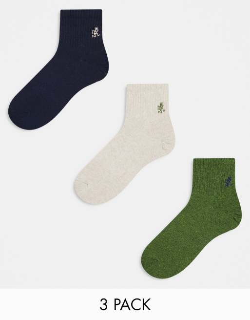 Gramicci - Confezione da 3 paia di calzini multicolore