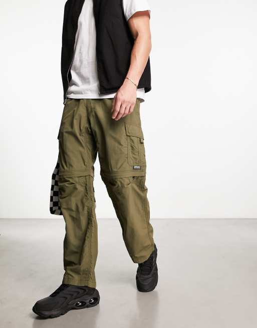 Gramicci convertible ripstop pant trousers in khaki | ASOS