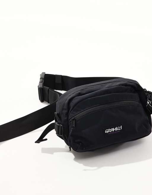 Gramicci cordura fanny pack in black | ASOS