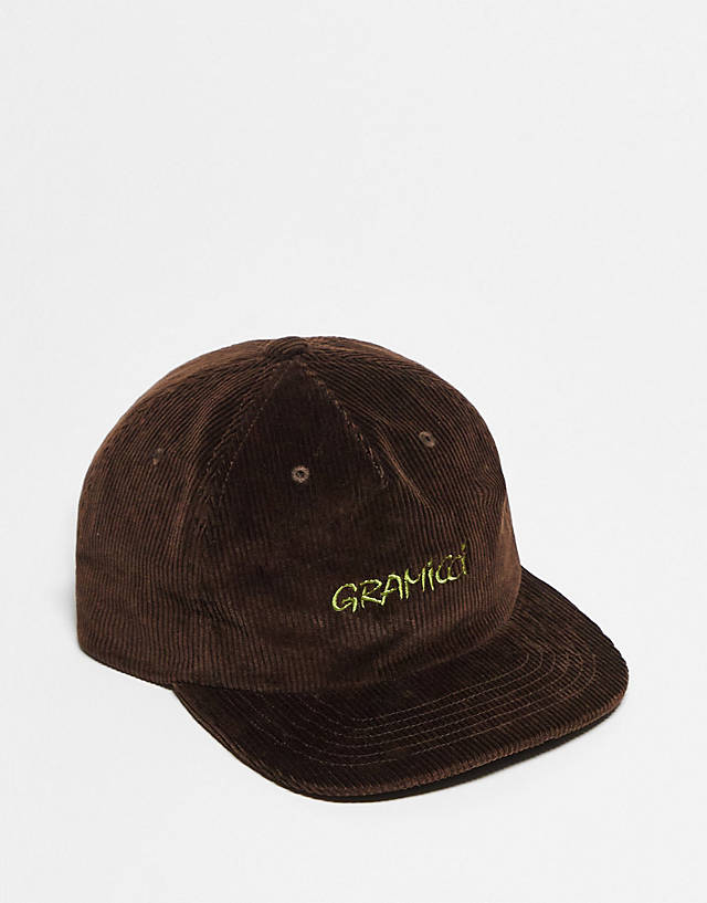 Gramicci - corduroy cap in brown
