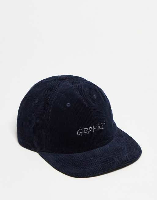 Gramicci corduroy cap in navy | ASOS