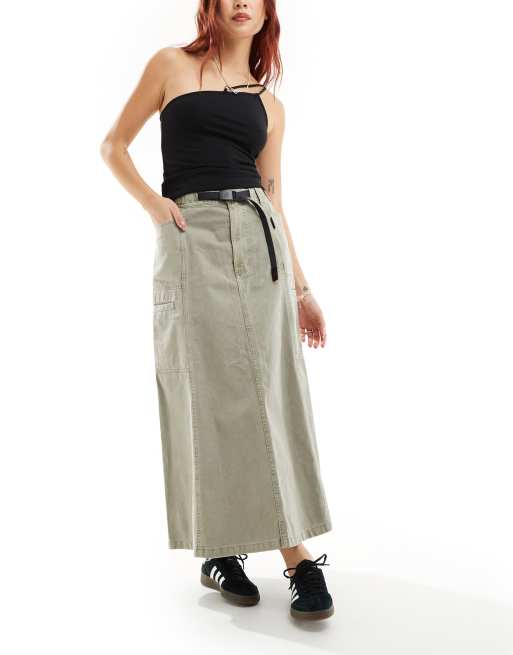 A line cotton maxi skirt hotsell