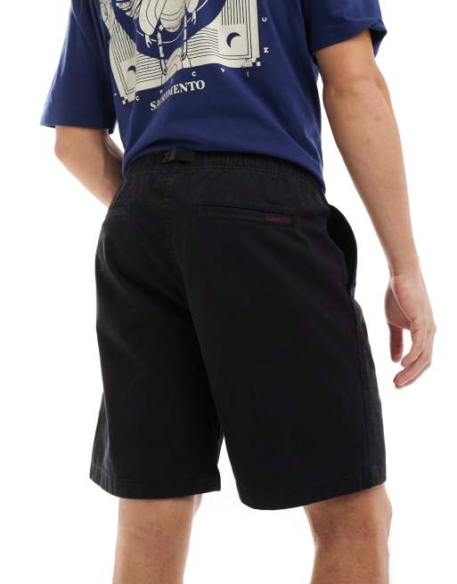Gramicci cotton twill G Shorts in black | ASOS