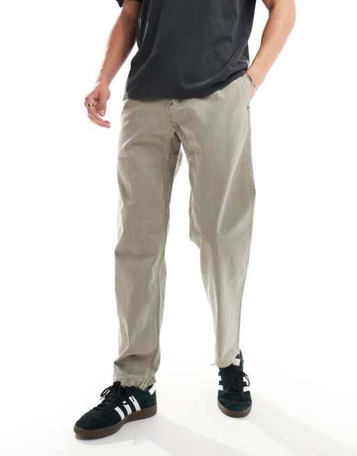 Gramicci cotton twill pants in sage green