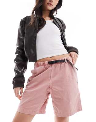 Gramicci Cotton Twill Pigment Dye G-short In Pink