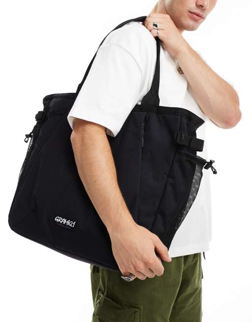 Gramicci – Czarna torba typu tote z materiału cordura