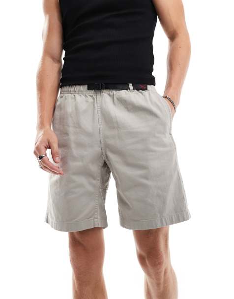 Gramicci – G – Shorts aus Baumwoll-Twill in Steinbeige - view 1