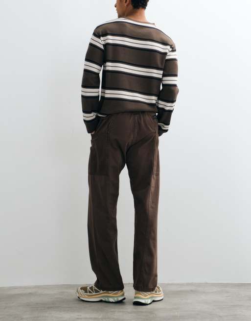 Gramicci gadget loose fit trousers in brown, 2 of 5