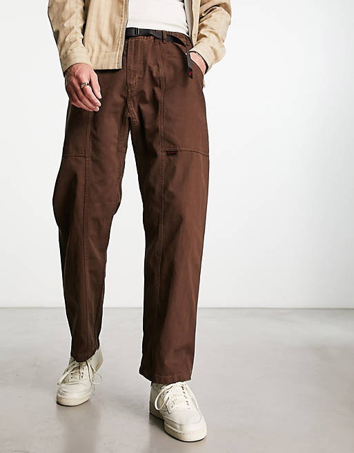 Gramicci Gadget pants in brown | ASOS