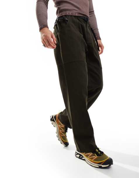 Gramicci gadget pants in dark brown - view 1