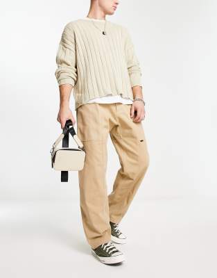 Gramicci Gramicci gadget trousers in beige-Neutral