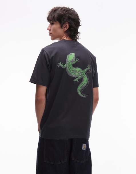 Gramicci – Gecko – Svart t-shirt - view 1