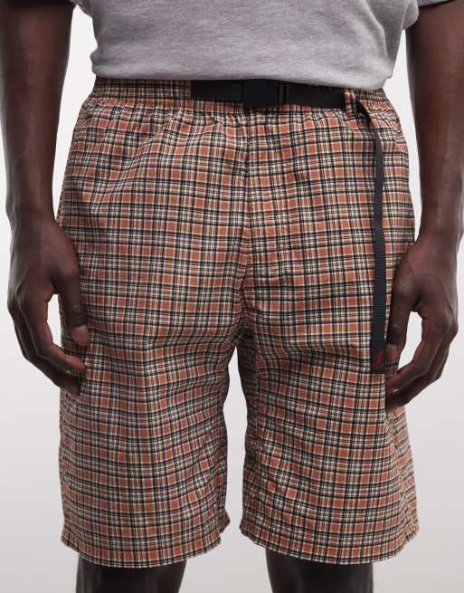 Gramicci - Geruite short in baksteenkleur, deel van co-ord set, 3 van 5