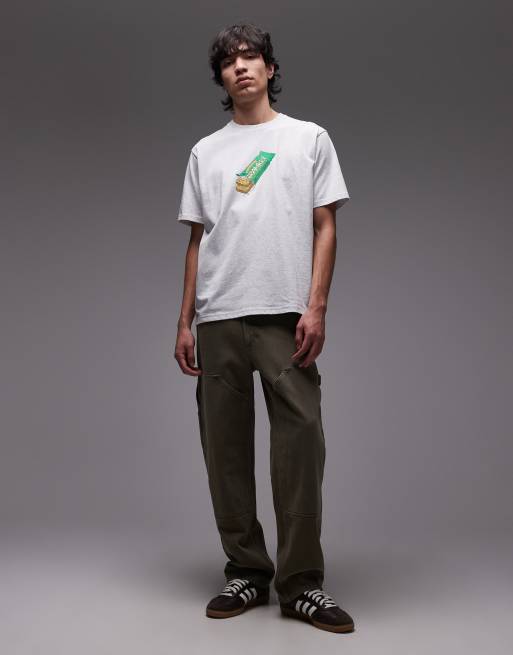 Gramicci - Grå T-shirt med müslibar-print, 2 af 5